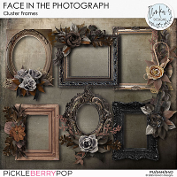 Face In The Photograph Cluster Frames by Ilonka's Designs