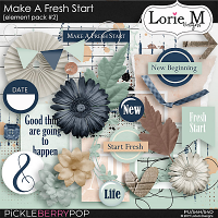 Make A Fresh Start Element Pack #2