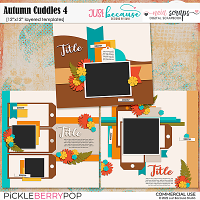 Autumn Cuddles 4 Templates by JB Studio and Neia Scraps