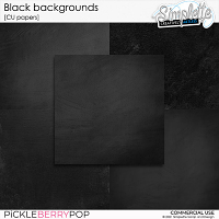 Black backgrounds (CU papers) by Simplette