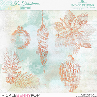 It's Christmas Stamps by Indigo Designs 