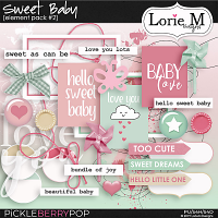 Sweet Baby - Girl Element Pack #2