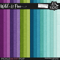 Wild & Free Solid Papers