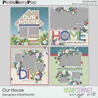 Our House Templates by Heartstrings Scrap Art