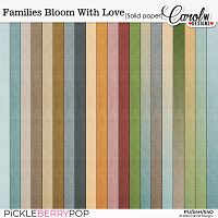 Families Bloom With Love-Solid papers