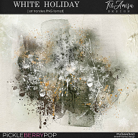 White Holiday~ art transfers by TirAmisu design 