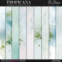Tropicana~ artistic background papers by Tiramisu design  