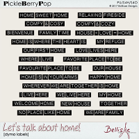 LET'S TALK ABOUT HOME | dymo labels by Bellisae Designs