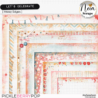 Let's Celebrate - Messy Edges - by Neia Scraps