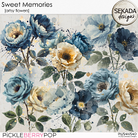 Sweet Memories [artsy flowers] by Sekada Designs 