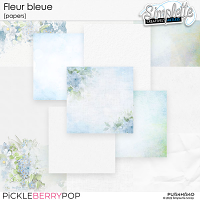 Fleur Bleue (papers) by Simplette