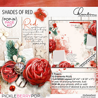 Shades of red - Pop•In page kit