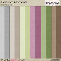Heirloom Moments Solid Papers