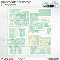 Dreamcatcher Stamps (CU stamps) 226 by Simplette