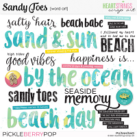 Sandy Toes Word Art