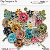 Digi-Scrap-Aholic - Flowers - by Neia Scraps 