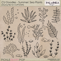CU Doodles - Summer Sea Plants