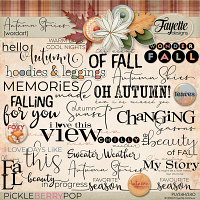 Autumn Stories: WordArt