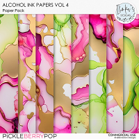 CU Alcohol Ink Papers Vol 4 by Ilonka's Designs 