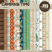 Camping Time Papers by JB Studio