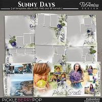 Sunny Days ~ Art Templates Album by TirAmisu design