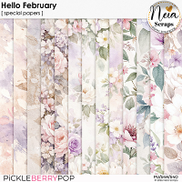Hello February - Special Papers - by Neia Scraps