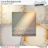 Lace Backgrounds (CU papers) 327 by Simplette