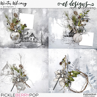 Winter Whimsy Quickpages by et designs