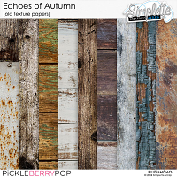 Echoes of Autumn (old texture papers) by Simplette