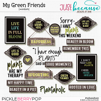 My Green Friends Wordarts by JB Studio