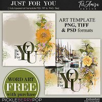 Just For You ~ Art Template 2 by TirAmisu design 