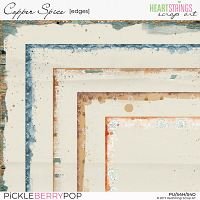 Copper Spice Edges {Heartstrings Scrap Art}