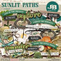 Sunlit Paths Elements by JB Studio