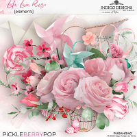 Life. Love. Rose Elements Pack by Indigo Designs by Anna