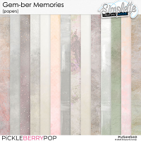 Gem-ber Memories (papers) by Simplette