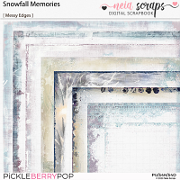 Snowfall Memories - Messy Edges - by Neia Scraps