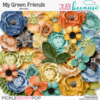 My Green Friends Flowers by JB Studio