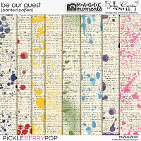 Magic Moments: Be Our Guest Painted Papers