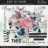 Let It Snow~ brushes and word art by TirAmisu design 