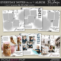 Everyday Notes April  No.14 ~ Templates 