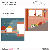 Poetry in Color Layered Templates