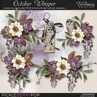 October Whisper ~ Ready For Use Clusters 