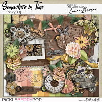 Somewhere In Time Scrap Kit - Designs by Laura Burger 