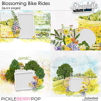 Blossoming Bike Rides (quick pages) by Simplette