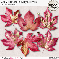 CU valentine's day leaves by Sekada Designs