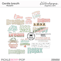 Gentle Breath WordArt