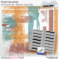 Paint Brushes (CU brushes and elements) 206 by Simplette