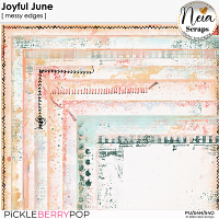 Joyful June - Messy Edges - by Neia Scraps