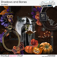 Shadows and Bones (clusters) by Simplette