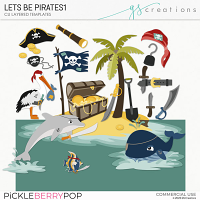 Let's Be Pirates1 Layered Templates (CU)